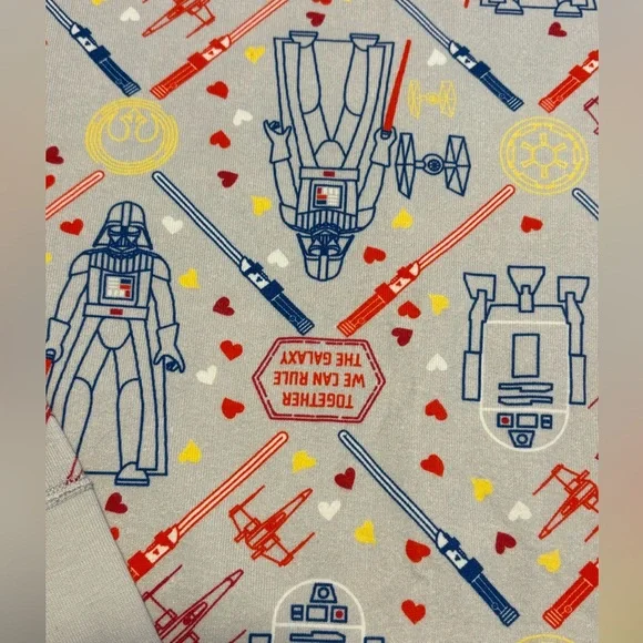 Hanna Andersson Pajamas, Women’s, S, Star Wars, Valentines, Valentine, Organic - Picture 2 of 11